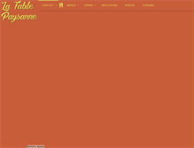 Tablet Screenshot of latablepaysanne.fr